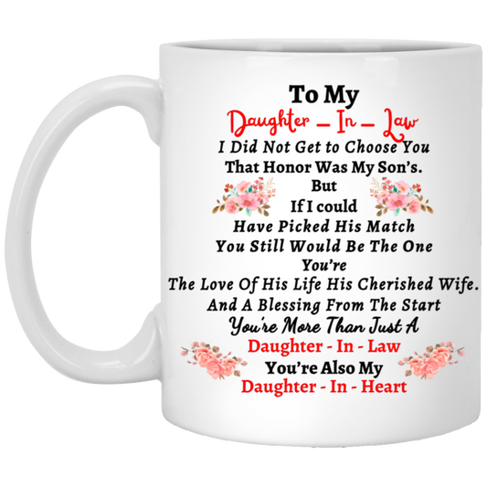 Daughter In Heart Mug